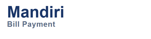 Mandiri Bill Payment